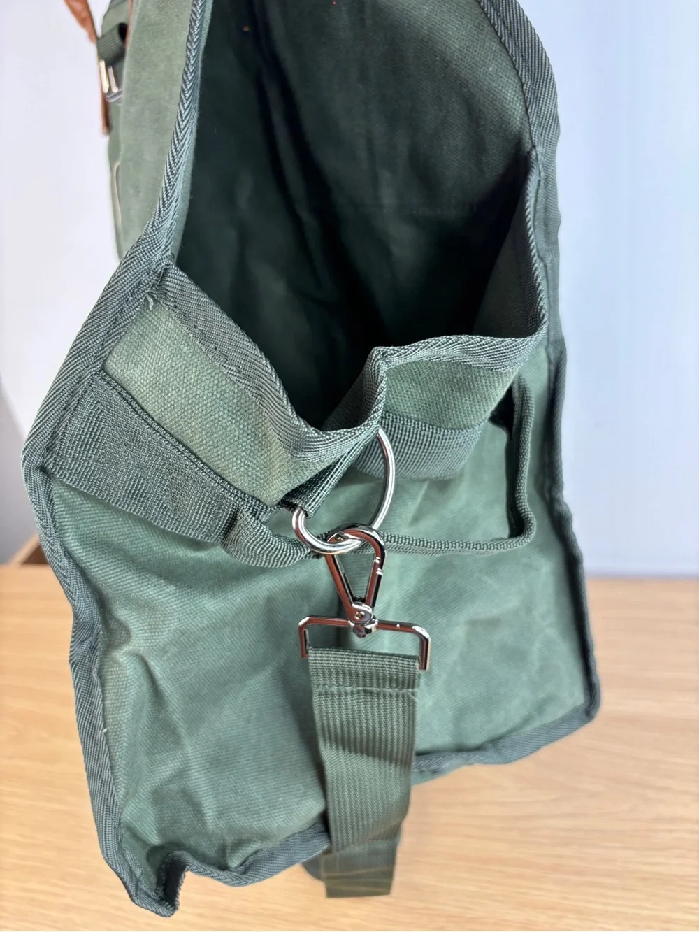 Waxed Durable Canvas Firewood Storage Bag NWT